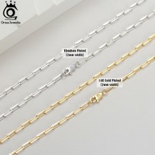 Orsa Jewels 925 Ayar Gümüş Ataç Boyun Çinko 6/9.3/12MM Temel Bağlantı Çinko Örgü Makinesi Kadınlar Için SC39 (Yurt Dışından)