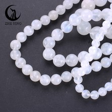 OEM Ying 6A Aytaşı Boncuk Gevşek Taş Yapımı Için Dıy Bilezikler Kolye 15" (Yurt Dışından)