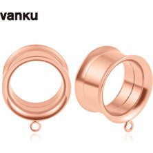 Vanku 10 Adet Paslanmaz Çelik Kendin Yap Sarkan Kulak Tıkacı Vücut Piercing Vida Tünelleri Gerdiriciler Vücut Takısı Küpe Genişletici (Yurt Dışından)