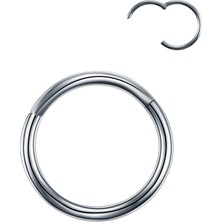 10 Adet/ G23 Titanyum Burun Halkası Septum Tıklayıcı Piercing Menteşeli Segment Burun Halkası Dudak Helix Daith Deniz Kabuğu Kıkırdak Piercing Takı (Yurt Dışından)
