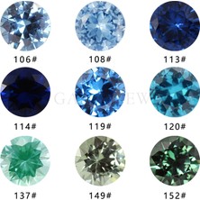 5A Sentetik Spinel Mighty Bant 2.0 ~ 12MM Boyutu Parlak Takı Için (Yurt Dışından)