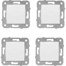 Viko Karre Tekli Anahtar Beyaz ( Çerçeve Hariç ) 4 Adet