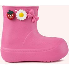 Aksesuarlı Pembe Yağmur Botu