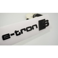 Dk Tuning E-Tron S Bagaj Siyah Yazı Logo Audi Ile Uyumlu