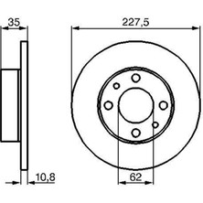 On Fren Aynası (Dıskı) M131 Uno Pand