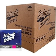 Professional Peçete Mini - 24 Paket, 50'li