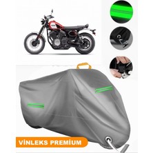 Vinleks Gri Yamaha  SCR950 Uyumlu Motosiklet Brandası Lüx Kalite (Kilit Uyumlu)