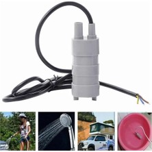 Robiz JT-500 Dc 12V Su Sıvı Dalgıç Pompa 600LITRE/SAAT  17W Su Geçirmez Akvaryum Devridaim Motoru Sebil Kahve Bulaşık Dezenfeksiyon Medikal Makine