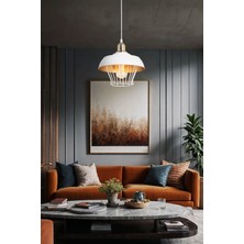 Karya Lena Sarkıt Beyaz - Gold