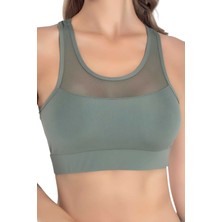 Uniquetrenders Kadın Büstiyer Kadın Tül Detaylı Crop