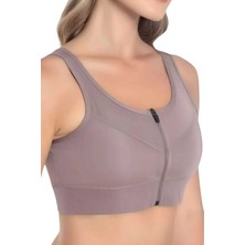 Uniquetrenders Kadın Fermuarlı Büstiyer Kadın Fermuarlı Crop