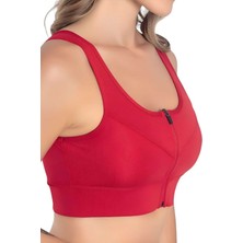 Uniquetrenders Kadın Fermuarlı Büstiyer Kadın Fermuarlı Crop