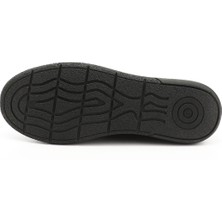 Kadın Siyah Tokalı Rok Hakiki Deri Comfort Loafer