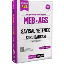Pegem Akademi Meb Ags Kim Korkar Sayısal Yetenek Soru Bankası Tamamı Çözümlü