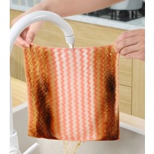 Casmaya 6 Adet 30X30CM Süper Emici Mikrofiber Bez, Mercan Polar Temizlik Bezi, Puf Mikrofiber Bez