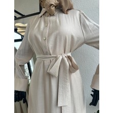 Modaala Moda Ala Uzun Takım Krem