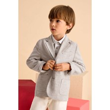 Çift Düğmeli Cepli Özel Gün Davet Doğum Günü Bayramlık Blazer Erkek Çocuk Ceket