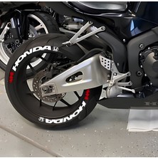 Honda  Lastik Yazısı 31MM Büyük Boy Araç Lastik Stikeri Tüm Lastik Yanaklarına Uyumlu 8ADET