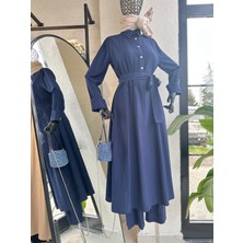 Moda Ala Uzun Takım Lacivert