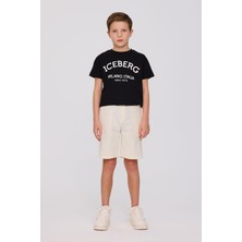 Bg Store Erkek Çocuk Kırık Beyaz Şort