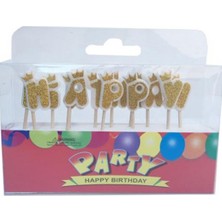 Mum Happy Birthday Taçlı Kürdanlı