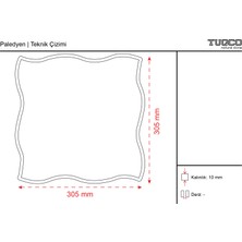 Tuqco Doğal Tas Çakıl Dolomit Eskitme Mermer Mozaik