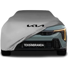 Kia K4 Sedan  Gri Kumaş Araba Branda Logolu Kumaş Araba Brandası Penye Oto Branda