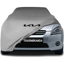 Kia Ceed 1 Station Wagon (2007 - 2012)  Gri Kumaş Araba Branda Logolu Kumaş Araba Brandası Penye Oto Branda