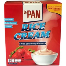 Dr. Pan 400GR Çilekli Rice Cream Glutensiz, Tuzsuz ve Şeker İlavesiz Sağlıklı Atıştırmalık