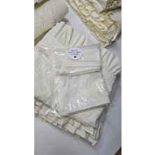 Bebek Pike Takımı [nakışlı ] Ekru
