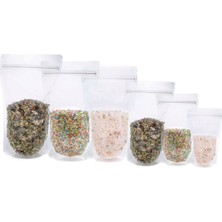 Packtory Şeffaf Kilitli Doypack Ambalaj 25 x 34 + 6 cm. 1500 Gr. -500 Adet