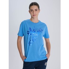 Kadın Trend Varak Baskı Tshırt