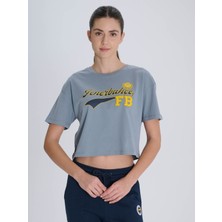 Fenerbahçe Kadın Kolej Tişört TK010BFY26 Gri Renk ile Şıklığı Yakalayın