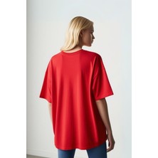 Mathilda Koleksiyon Oversize Pamuklu Tshirt