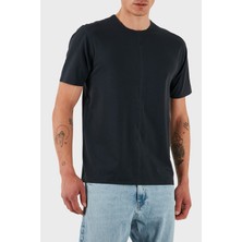 Boss Streç Pamuklu Regular Fit Bisiklet Yaka T Shirt Erkek T Shirt 50533301 402