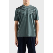 Emporio Armani Pamuklu Regular Fit Bisiklet Yaka T Shirt Erkek T Shirt EM001023 AF13747 M9056