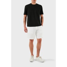 Armani Exchange Keten Regular Fit Normal Bel Suni Ipek Twill Short Erkek Short 8NZS67 Znfnz 1100