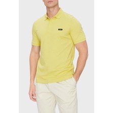 Calvin Klein Streç Pamuklu Slim Fit Düğmeli Polo Yaka T Shirt K10K111196LIN Erkek Polo Yaka T Shirt K10K111196 Lın