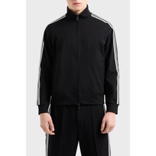 Emporio Armani Pamuklu Regular Fit Dik Yaka Logo Bantlı Sweat Erkek Sweat EM001110 AF13488 UC001