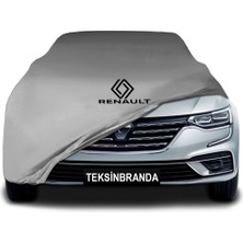 Renault Talisman Gri Kumaş Araba Branda Logolu Penye Oto Branda