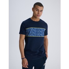 Erkek Trıbun Mesh Detaylı Tshırt