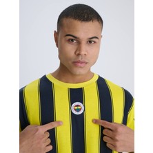 Erkek Trıbun Çubuklu Tshırt