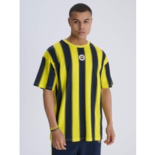 Erkek Trıbun Çubuklu Tshırt