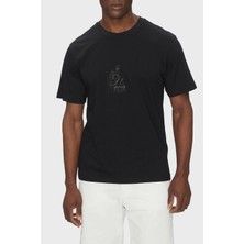 Hugo  Pamuk Logolu Regular Fit Bisiklet Yaka T Shirt Erkek T Shirt 50538246 001