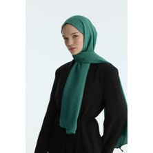 Cs Camellia Scarf Ipeksi Jakar Elegant Desen Şal - Açık Benetton