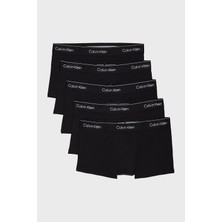 Calvin Klein Logolu Pamuklu 5 Pack Boxer LV00NB4390TM6 Erkek Boxer LV00NB4390 Tm6