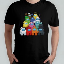 Pixxa Among Us %100 Pamuklu Bisiklet Yaka T-Shirt Model 1