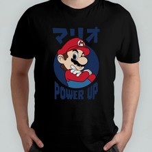 Pixxa Super Mario Bros %100 Pamuklu Bisiklet Yaka T-Shirt Model 8