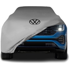 Volkswagen Atlas  Gri Kumaş Araba Branda Logolu Kumaş Araba Brandası Penye Oto Branda