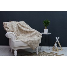 Süngerli Koltuk Çekyat Örtüsü Damar Desenli Parlak ve Kaymaz Örtü